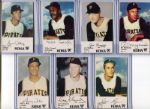1968 KDKA Pittsburgh Pirates Complete Set of 23 Nrmt/Mt 