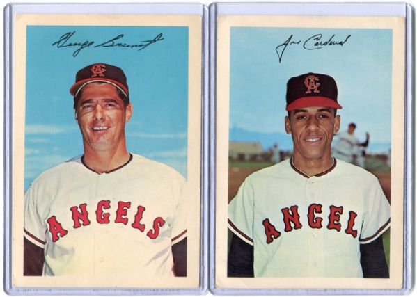 1966 Dexter Press California Angels Near Set of 14 With Chance Variation