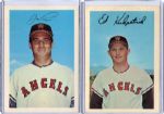1966 Dexter Press California Angels Near Set of 14 With Chance Variation