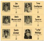 1971 Jack in The Box California Angels 10 Card Complete Set Nrmt
