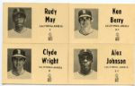 1971 Jack in The Box California Angels 10 Card Complete Set Nrmt