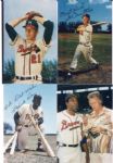 27 Color Photographs from 1950's Bill & Bob Braves Postcard Set