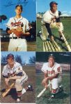 27 Color Photographs from 1950's Bill & Bob Braves Postcard Set
