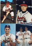 27 Color Photographs from 1950's Bill & Bob Braves Postcard Set