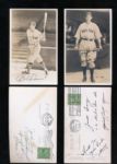 (2) RPPC - 1936 Bob Doerr and 1938 Rick Ferrell, signed and canceled 