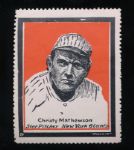 1915 Postaco Stamp Mathewson  SGC 45 