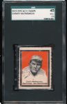 1915 Postaco Stamp Mathewson  SGC 45 