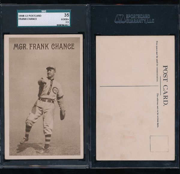 PC796 Sepia 1910 Frank Chance Postcard SGC 35