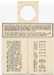 1963 Pepsi-Cola Tulsa Oilers Two Card Complete Panel Gary Kolb/Pepper Martin