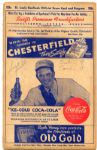 1945 St. Louis Cardinals vs. Chicago Cubs Scorecards Lot of 2