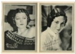 1930's Metro-Goldwyn-Mayer Actor and Actress Photo Premium Lot of 12 w/1 Dupe