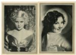 1930's Metro-Goldwyn-Mayer Actor and Actress Photo Premium Lot of 12 w/1 Dupe