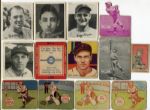 1920's-40's Baker's Dozen - Lot of 13 Cards From 7 Different Issues w/Speaker etc...