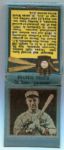 1934 Diamond Matchbook Silver Border Frankie Frisch Complete With Matches