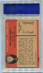 1961 Fleer #45 Carl Hubbell Autographed PSA/DNA Certified Authentic