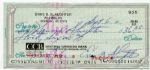 Enos Slaughter Signed Check