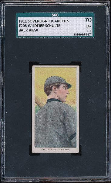 T206 Schulte Sovereign 460 Subjects  SGC 70 Highest Graded