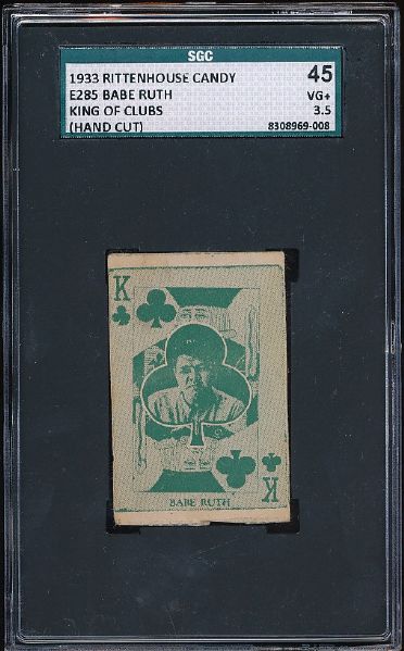 E285 Babe Ruth SGC 45