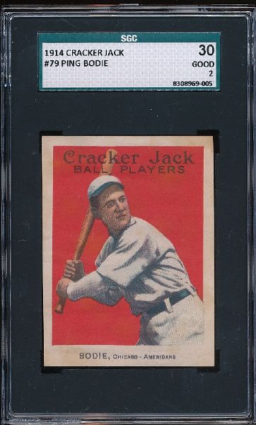 E145-1 1914 Cracker Jack- Bodie  SGC 30