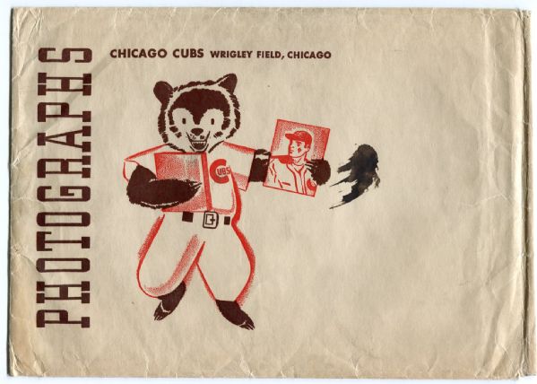 1941 Chicago Cubs Team Issue Photos Near Set 24 of 25 With Original Envelope