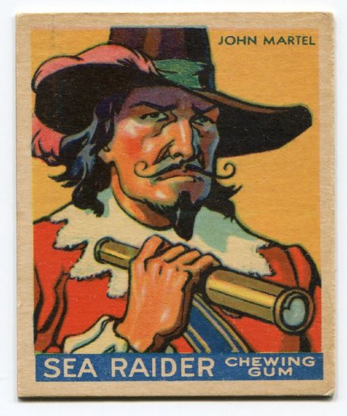 R124 Sea Raiders #26 John Martel Bi-Lingual Back  VG/EX