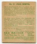 R124 Sea Raiders #26 John Martel Bi-Lingual Back  VG/EX