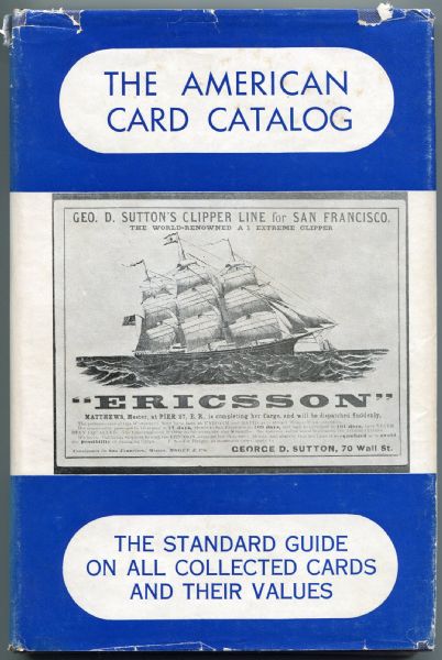The American Card Catalog 1960 Edition