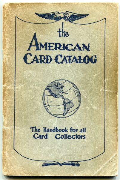  The American Card Catalog 1946 Edition