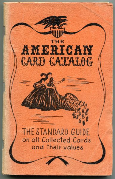 The American Card Catalog 1956 Reprint Edition