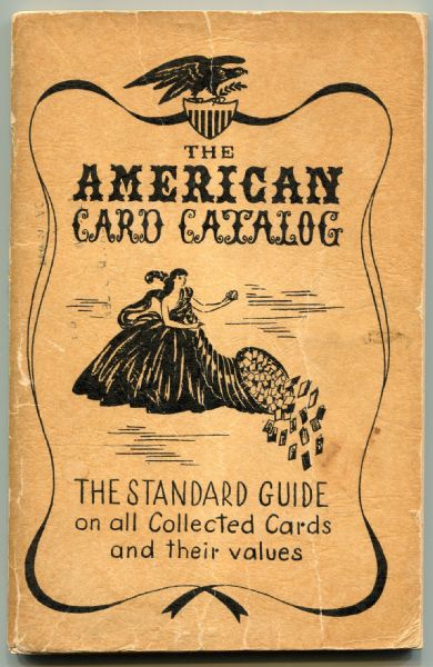 The American Card Catalog 1953 Edition