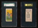 E92 Crofts Cocoa Dots Miller Fielding - Big Glove Pose - Neat Back Miscut