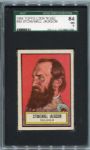 1954 Topps Look 'N See #40 Stonewall Jackson SGC 84