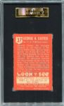 1954 Topps Look 'N See #37 George Custer SGC 86