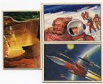 1951 Bowman Jets, Rockets and Spacemen Nicer 3 Card Lot