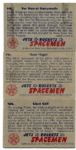 1951 Bowman Jets, Rockets and Spacemen Nicer 3 Card Lot