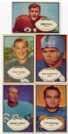 1953 Bowman Football Lot of 5 Different Pack Fresh