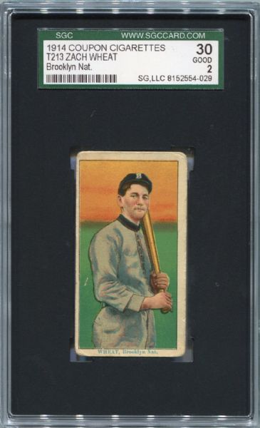 T213-2 Zach Wheat Brooklyn Nat. SGC 30