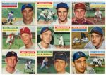 1956 Topps Baseball Partial Set of 102 Plus 16 Dupes Inc. Minor Stars 