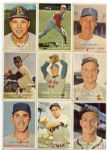 1957 Topps Baseball Partial Set of 215 Different With 85 Duplicates - 300 Cards Total!
