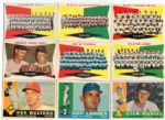 1960 Topps Baseball Starter Lot of 98 Different With 7 Dupes Inc. High Numbers