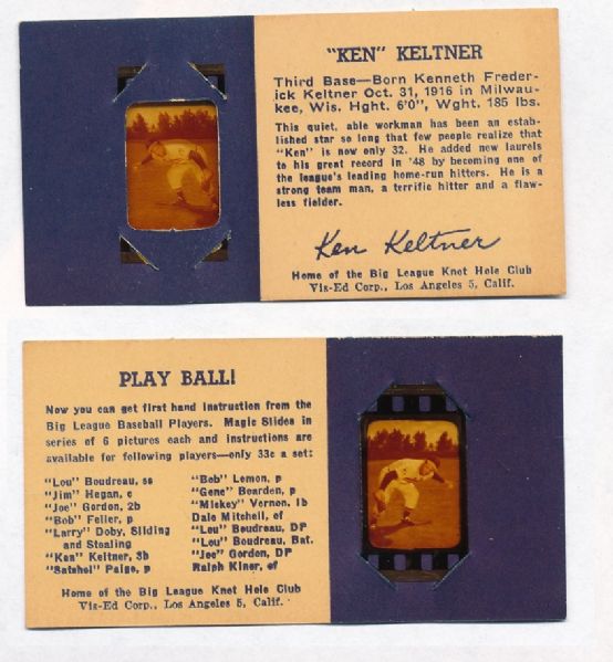 1949 Vis Ed Corp., Ken Keltner