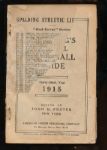 Spalding Guides from 1915, 1917, 1921, 1923 and misc. books (7 total)