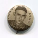 P2 Sweet Caporal Pin Clark Griffith Small Letters