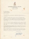 1951 -1954 St. Louis Browns Scouting Contract with Papers, letters etc.., Baltimore letter...(approx. 40 items)