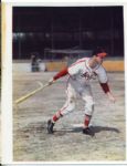 1947 Stan Musial Color Photo by Cranston & Scheonbaechler