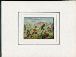 Baseball at Blackville Color Lithograph