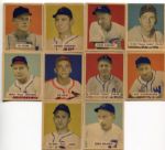 1949 Bowman Baseball Lot of 22 Different 