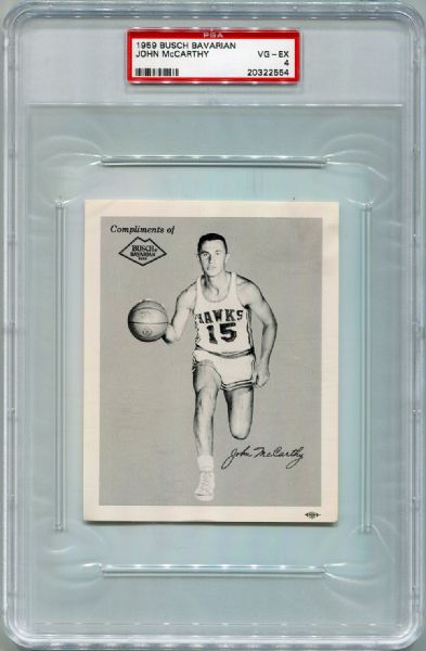 1959 Busch Bavarian Beer John McCarthy PSA 4