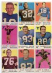 1959 Topps Football 1st Series 79 Different Nrmt to Mt With HOFers