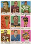 1959 Topps Football 1st Series 79 Different Nrmt to Mt With HOFers